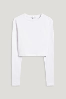 CLOCKHOUSE - maglia a maniche lunghe dal taglio corto