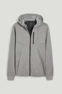 Giacca di felpa con zip e cappuccio