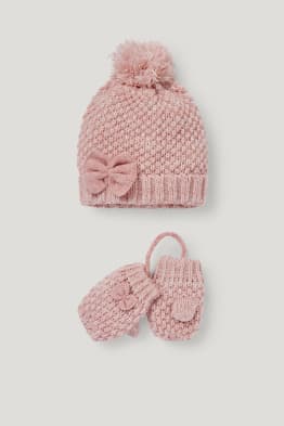 Set - babymuts en -handschoenen - 2-delig