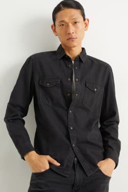 Spijkerblouse - regular fit - kent
