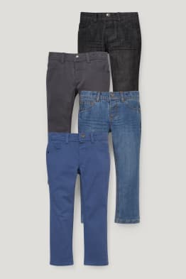 Multipack 4er - Thermojeans und Thermohose - Slim Fit