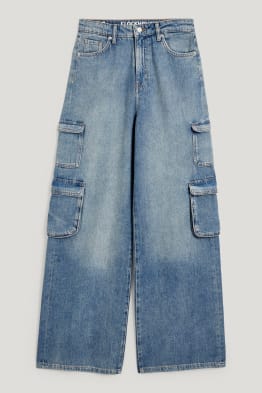 CLOCKHOUSE - wide leg jeans - high waist
