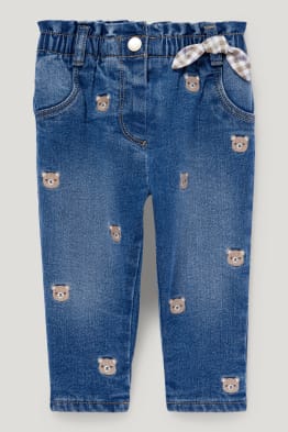 Baby jeans - patterned