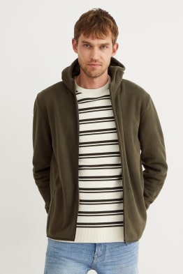 Veste à capuche en polaire