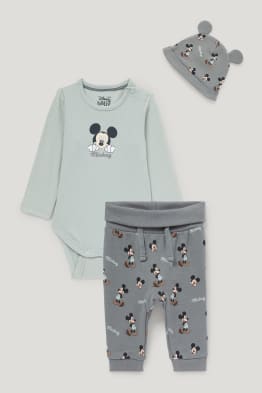 Mickey Mouse - conjunto para bebé - 3 piezas