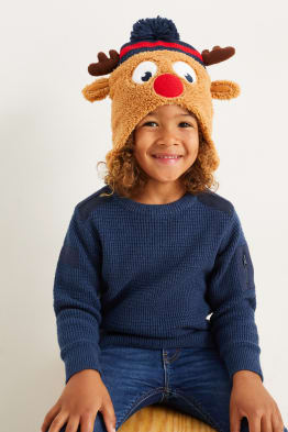 Kerstmuts van teddybont