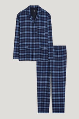 Flanell-Pyjama - kariert