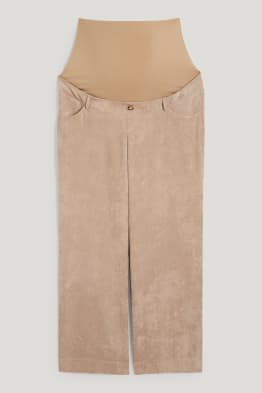 Maternity corduroy trousers - relaxed fit