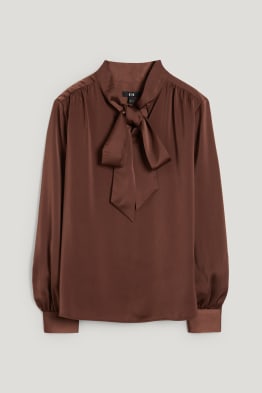 Satijnen blouse