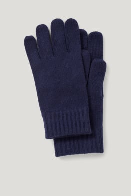 Touchscreenhandschoenen met kasjmiergehalte