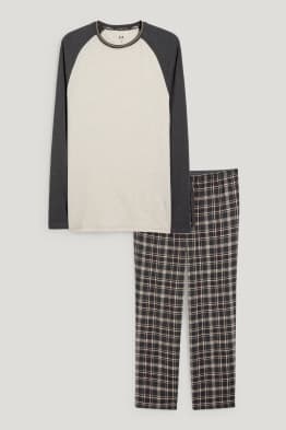 Pyjama mit Flanellhose