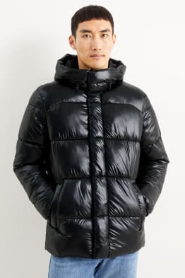 Steppjacke mit Kapuze