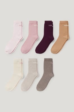 Multipack 7er - Socken mit Motiv - Wochentage
