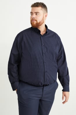 Overhemd - regular fit - kent - gemakkelijk te strijken - minimale opdruk
