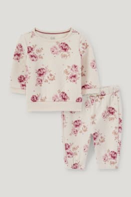 Babyoutfit - gebloemd