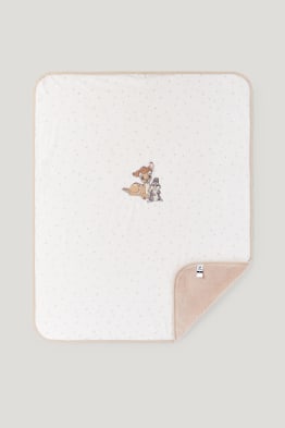 Bambi - baby blanket - patterned