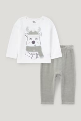 Baby winter pyjamas - 2 piece