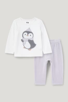 Zimní pyžamo pro miminka - 2dílné