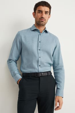 Businesshemd - Regular Fit - Cutaway - bügelfrei