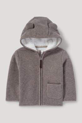 Baby thermal jacket with hood