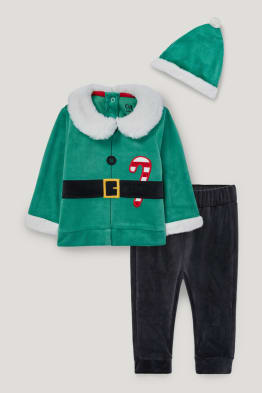 Elf - Baby-Weihnachts-Outfit - 3 teilig