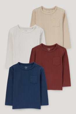 Multipack of 4 - baby long sleeve top
