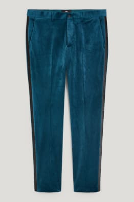 Spodnie z aksamitu - slim fit