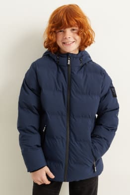 Steppjacke mit Kapuze