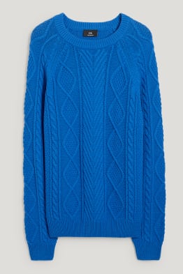 Jumper - cable knit pattern