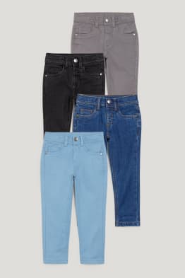 Confezione da 4 - jeans termici e pantaloni termici