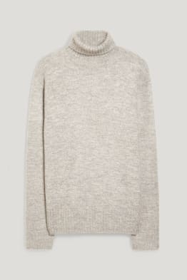 Polo neck jumper