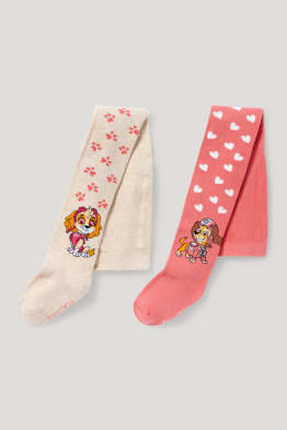 Lot de 2 paires - Pat’ Patrouille - collants à motif