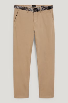 Pantaloni chino con cintura - regular fit