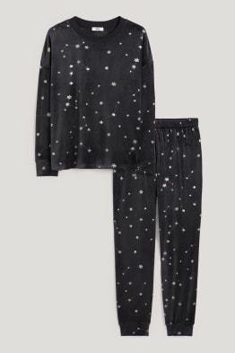 Weihnachts-Winterpyjama - Glanz-Effekt