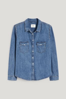 Denim blouse