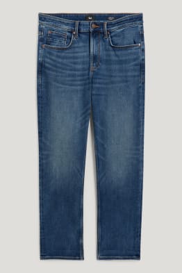 Straight jeans - dżinsy ocieplane - jog denim - LYCRA®