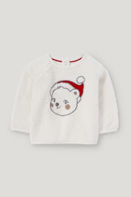 Osito - sudadera navideña térmica para bebé