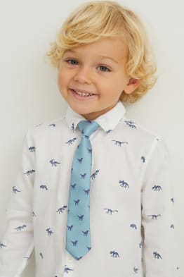 Dinosaur - tie - patterned