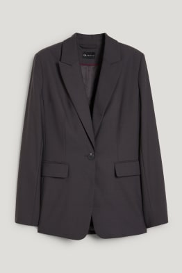 Blazer de bureau - relaxed fit - laine mélangée