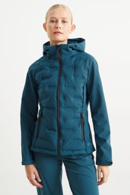 Kurtka softshell z kapturem