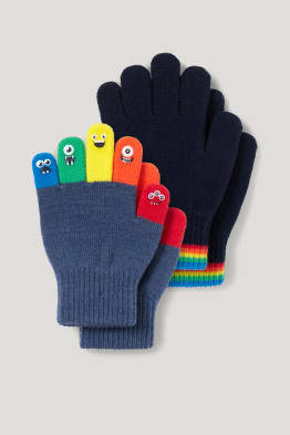 Multipack 2er - Strick-Handschuhe