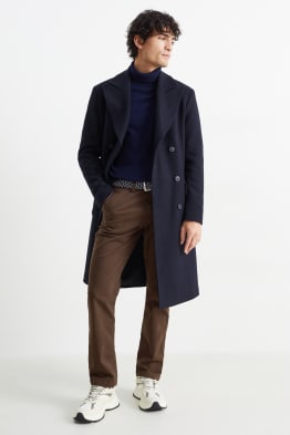 Kalhoty chino s páskem - regular fit