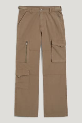 CLOCKHOUSE - pantalons de tela - mid waist - straight fit
