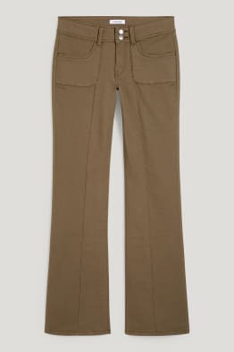 CLOCKHOUSE - pantaloni - vita bassa - bootcut fit