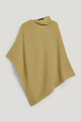 Poncho mit Kaschmir-Anteil - Woll-Mix