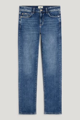Straight Jeans - Mid Waist - LYCRA®