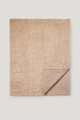Deken van imitatiebont - 170 x 130 cm - Mickey Mouse