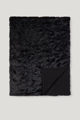 Kunstfell-Decke - 170 x 130 cm - Micky Maus
