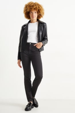 Pantalon - high waist - slim fit
