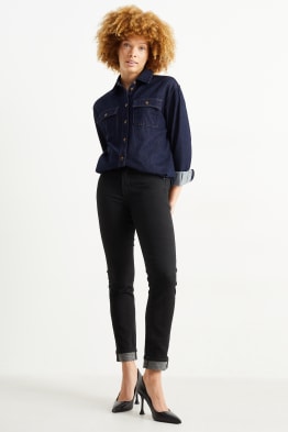 Slim jeans - thermojeans - mid waist